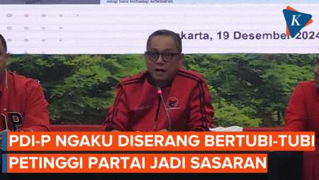 PDI-P Mengaku Dapat Serangan Bertubi-tubi, Elite Partai Jadi Sasaran