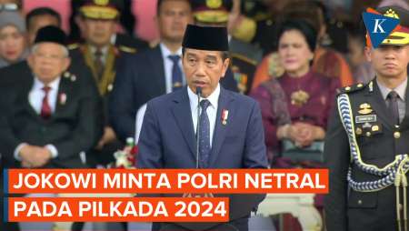 Jokowi Ingatkan Polri Jaga Netralitas dan Stabilitas Negara Jelang Pilkada 2024