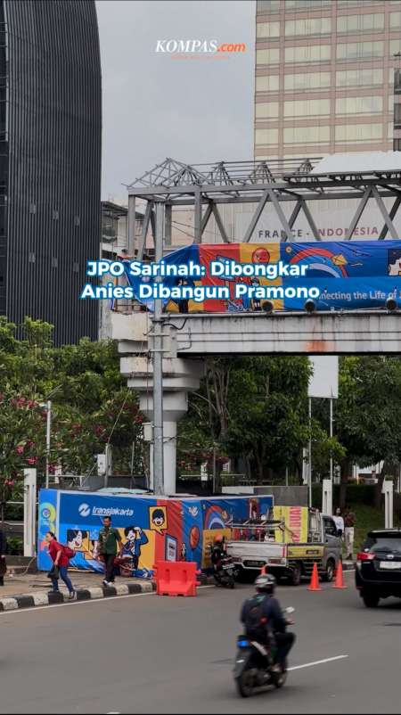 JPO Sarinah: Dibongkar Anies, Dibangun Pramono