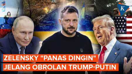Zelensky Harap-harap Cemas dengan Hasil Obrolan Trump-Putin