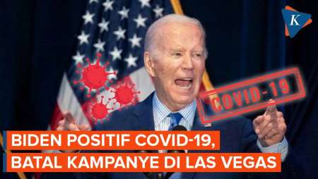 Presiden AS Joe Biden Positif Covid-19, Batal Kampanye di Las Vegas dan Harus Isolasi Mandiri