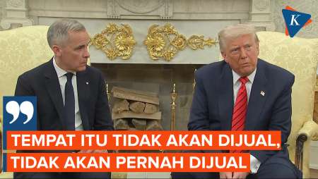 Langsung di Depan Trump, PM Kanada Tegaskan Negaranya Tidak Pernah Dijual 