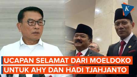 Beri Selamat ke AHY Dilantik Jadi Menteri, Moeldoko: Mohon Maaf…