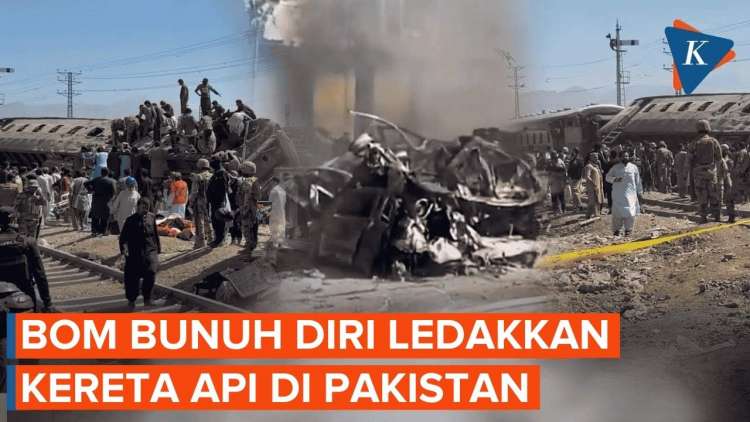 Video: Bom Bunuh Diri Hancurkan Kereta Api yang Ditumpangi Militer ...