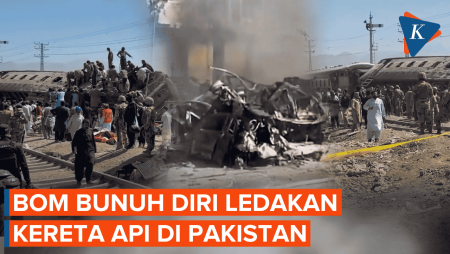 Bom Bunuh Diri Hancurkan Kereta Api yang Ditumpangi Militer Pakistan, 24 Orang Tewas