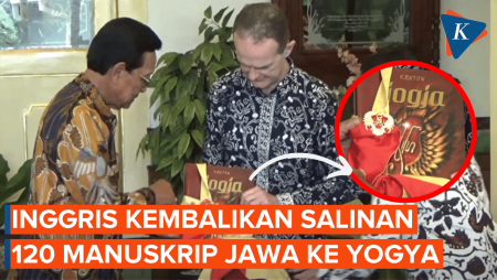 Inggris Kembalikan Salinan 120 Manuskrip Jawa ke Sultan Yogyakarta