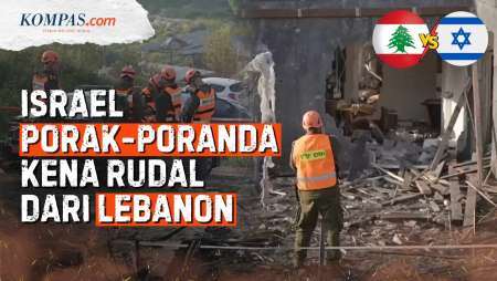 Israel Utara "Hancur" Kena Serangan Rudal Hizbullah