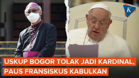 Paus Fransiskus Kabulkan Permintaan Uskup Bogor Tak Diangkat Jadi Kardinal