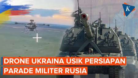 Drone Ukraina Serbu Rusia Jelang Parade Militer di Moskwa