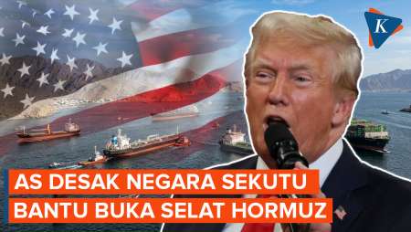 AS Desak Negara Sekutu Bantu Buka Kembali Selat Hormuz