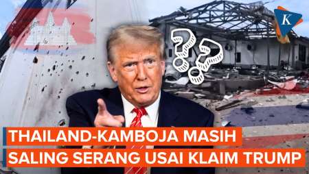 Thailand-Kamboja Masih Bertempur Meski Trump Klaim Gencatan Senjata