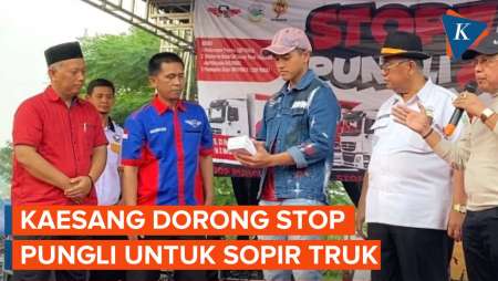 Dorong Stop Pungli, Pengemudi Truk: Hanya Kaesang yang Bisa