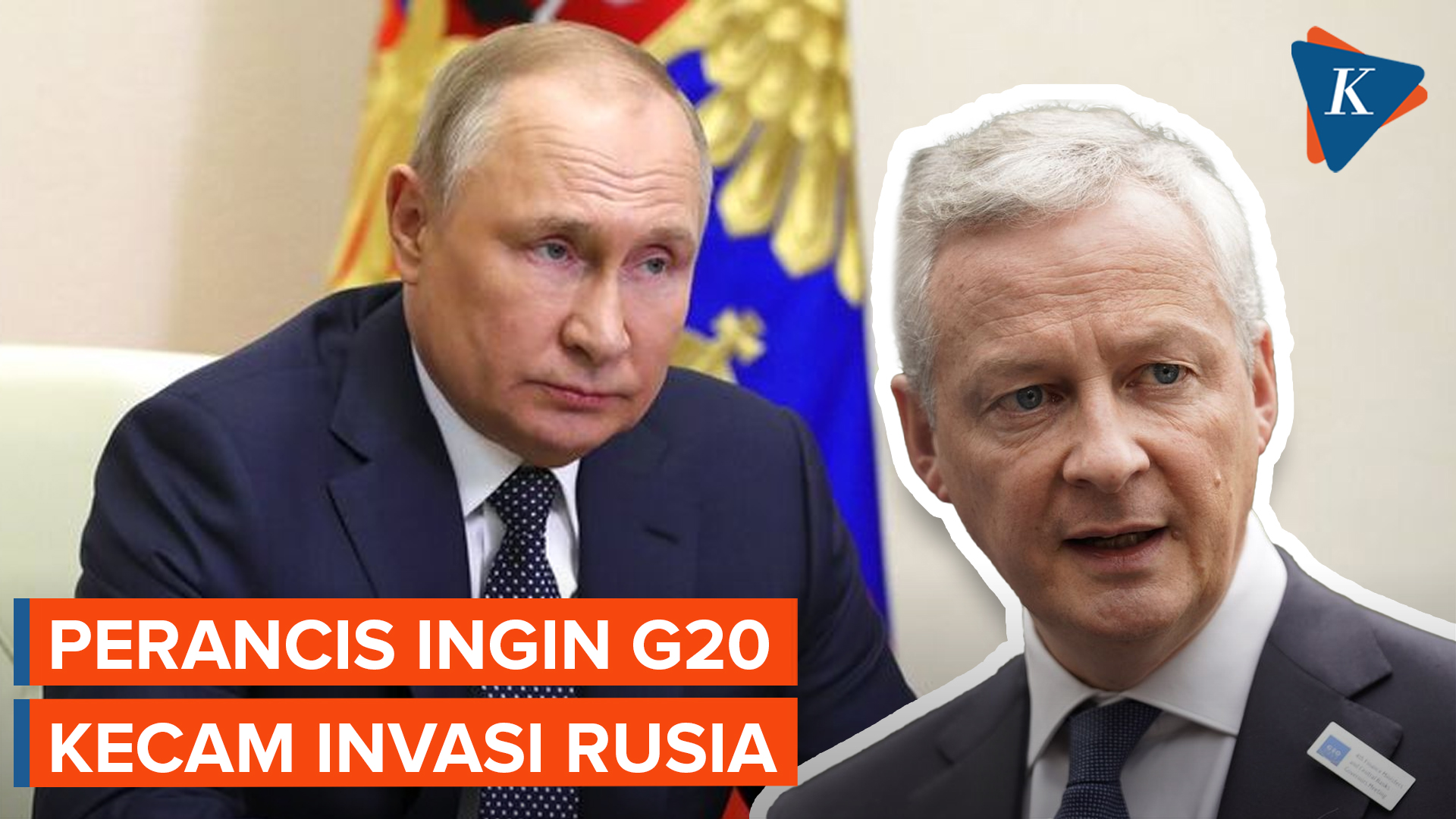 Menteri Perancis Ingin G20 Mengecam Invasi Rusia ke Ukraina