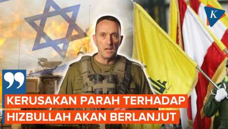 Militer Israel Sebut Serangan Terhadap Target Hizbullah Akan Terus Berlanjut