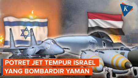 Penampakan Barisan Jet Tempur F-15 Israel Sebelum Menggempur Yaman