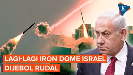 Saat Iron Dome Israel Kewalahan Tangkis Serangan Rudal Iran dan Hamas