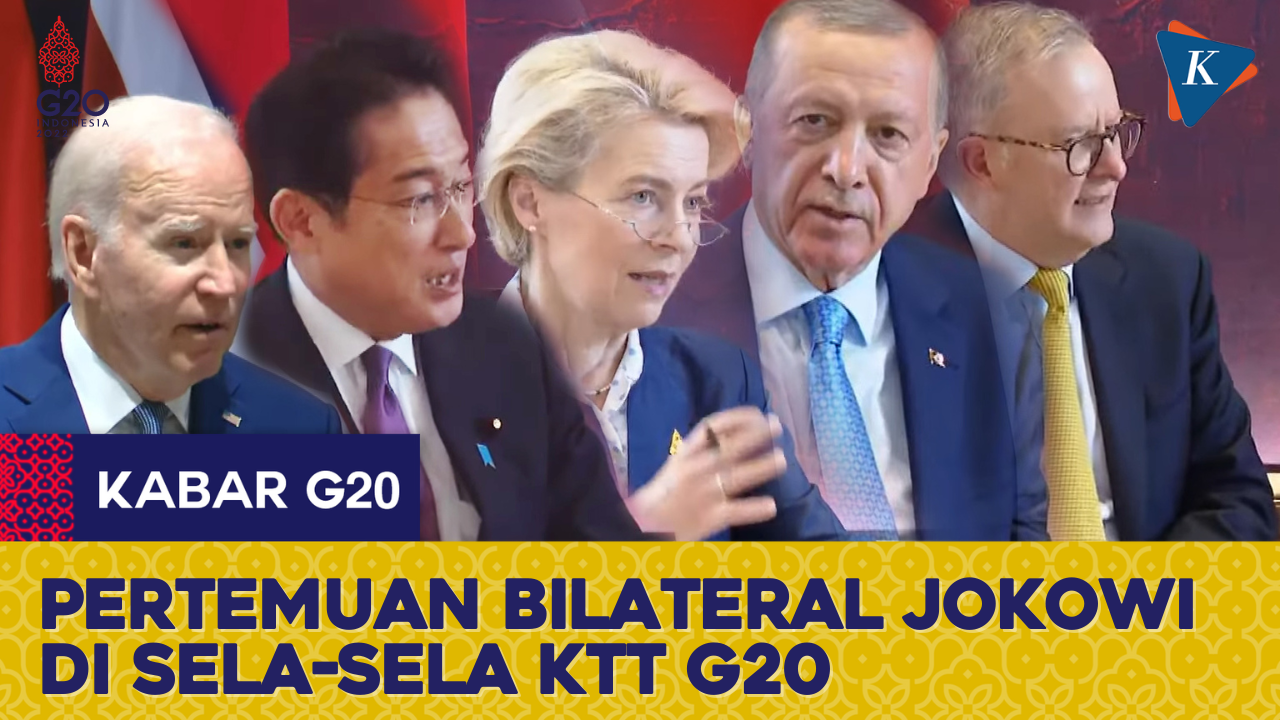 Jokowi Gelar Pertemuan Bilateral dengan Para Pemimpin Negara G20