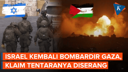 Israel Gempur Gaza Lagi Di Tengah Gencatan Senjata, 25 Orang Tewas