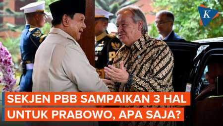 Sekjen PBB Sampaikan 3 Hal Ke Prabowo Saat Bertemu Di Hambalang, Apa Saja?