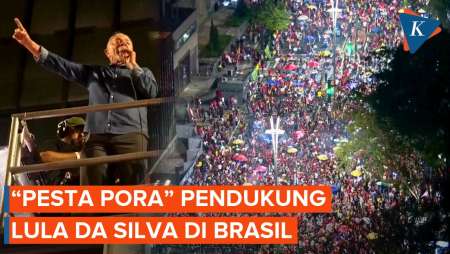 Sao Paolo Brasil Dipenuhi Ribuan Pendukung Lula Da Silva