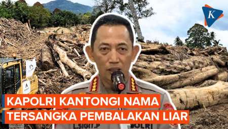 Kapolri Kantongi Nama Tersangka Pembalakan Liar Di Tapanuli Selatan, Penyidikan Berlanjut