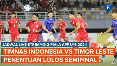 Live Streaming Timnas U19 Indonesia vs Timor Leste, Mulai Pukul 19.30 WIB