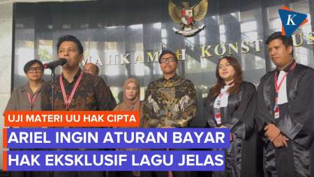 Hadiri Uji Materi UU Hak Cipta, Ariel Ingin Aturan Bayar Performing Rights Diperjelas