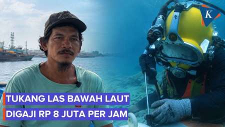 Kisah Tukang Las Bawah Laut Digaji Tinggi, Sering Diganggu Hiu