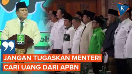 Peringatan Prabowo ke Parpol Koalisinya: Jangan Tugaskan Menteri Cari Uang dari APBN!