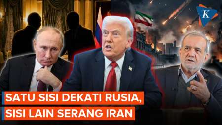 Trump "Main Dua Kaki": Rangkul Rusia, Tapi Siapkan Serangan Ke Iran