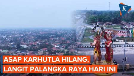 Palangka Raya Diguyur Hujan 2 Hari, Begini Kondisi Langit & Titik Karhutla Sekarang...