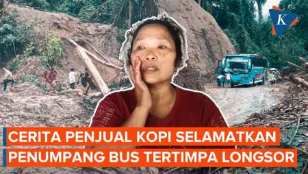 Cerita Penjual Kopi Selamatkan Penumpang Bus yang Tertimpa Longsor di Deli Serdang