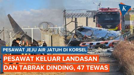 Pesawat Jeju Air Jatuh di Bandara Muan Korsel, Meledak Saat Tabrak Dinding