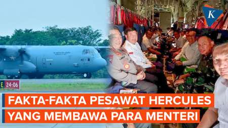 Mengenal Pesawat Hercules C-130J yang Bawa Para Menteri ke Magelang