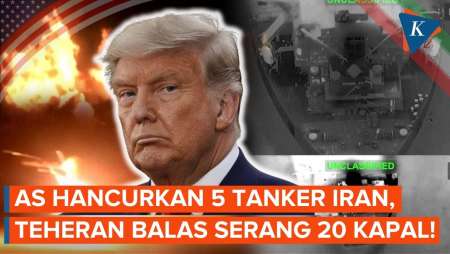 Serangan Laut Terbesar AS-Iran! Harga Minyak Tembus 100 Dolar AS