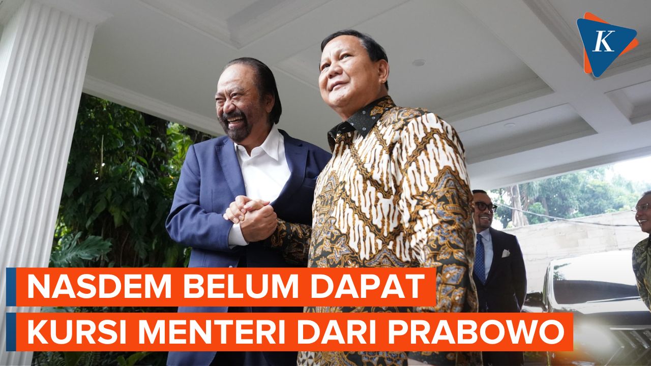 Video: Nasdem Belum Ditawari Kursi Menteri Dari Prabowo, Surya Paloh ...