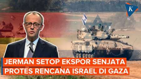Jerman Hentikan Ekspor Senjata ke Israel yang Bisa Digunakan di Gaza