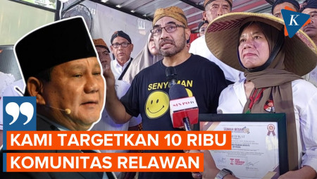 10.000 Komunitas Relawan Prabowo Ditargetkan Terbentuk hingga Oktober 2023
