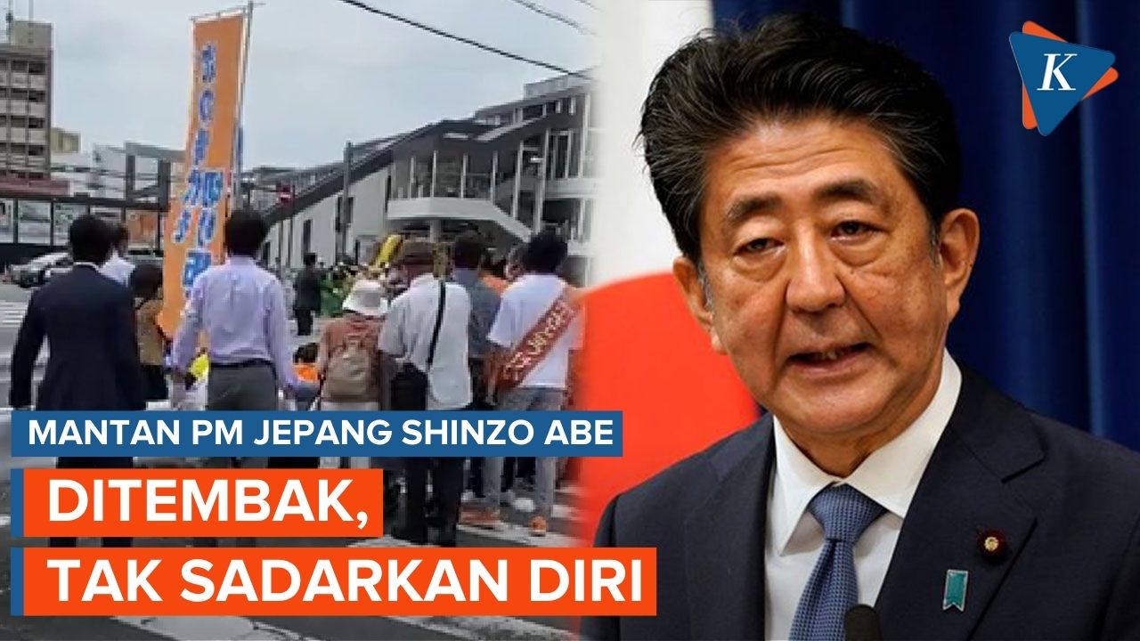 Dilaporkan Tak sadarkan diri, Mantan PM Jepang Shinzo Abe Dilarikan Kerumah Sakit