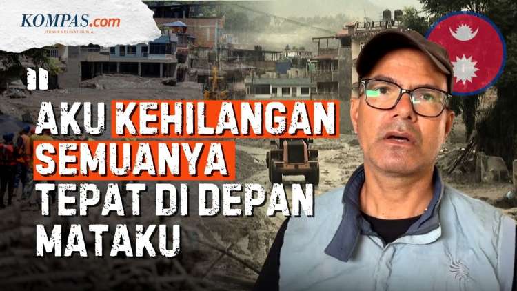 Kisah Korban Selamat Banjir Nepal, Gendong Ibu dan Lari Menaiki Bukit sampai 100 Meter
