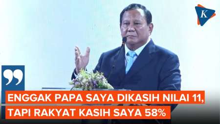 Ungkit Lagi Dapat Nilai 11 Saat Debat Capres di Kongres PAN, Prabowo: Rakyat Kasih 58%