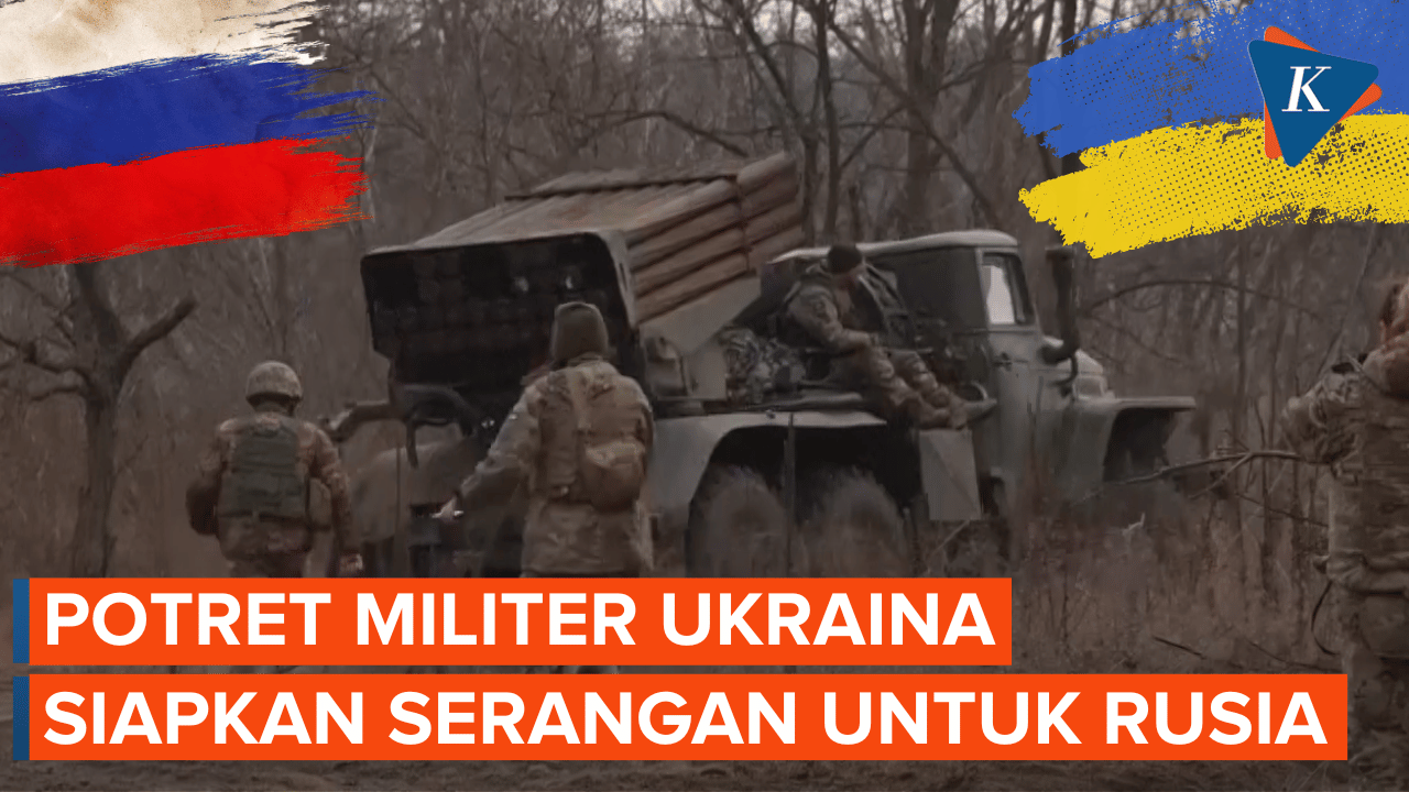 Detik-Detik Militer Ukraina Luncurkan Roket untuk Serang Prajurit Rusia
