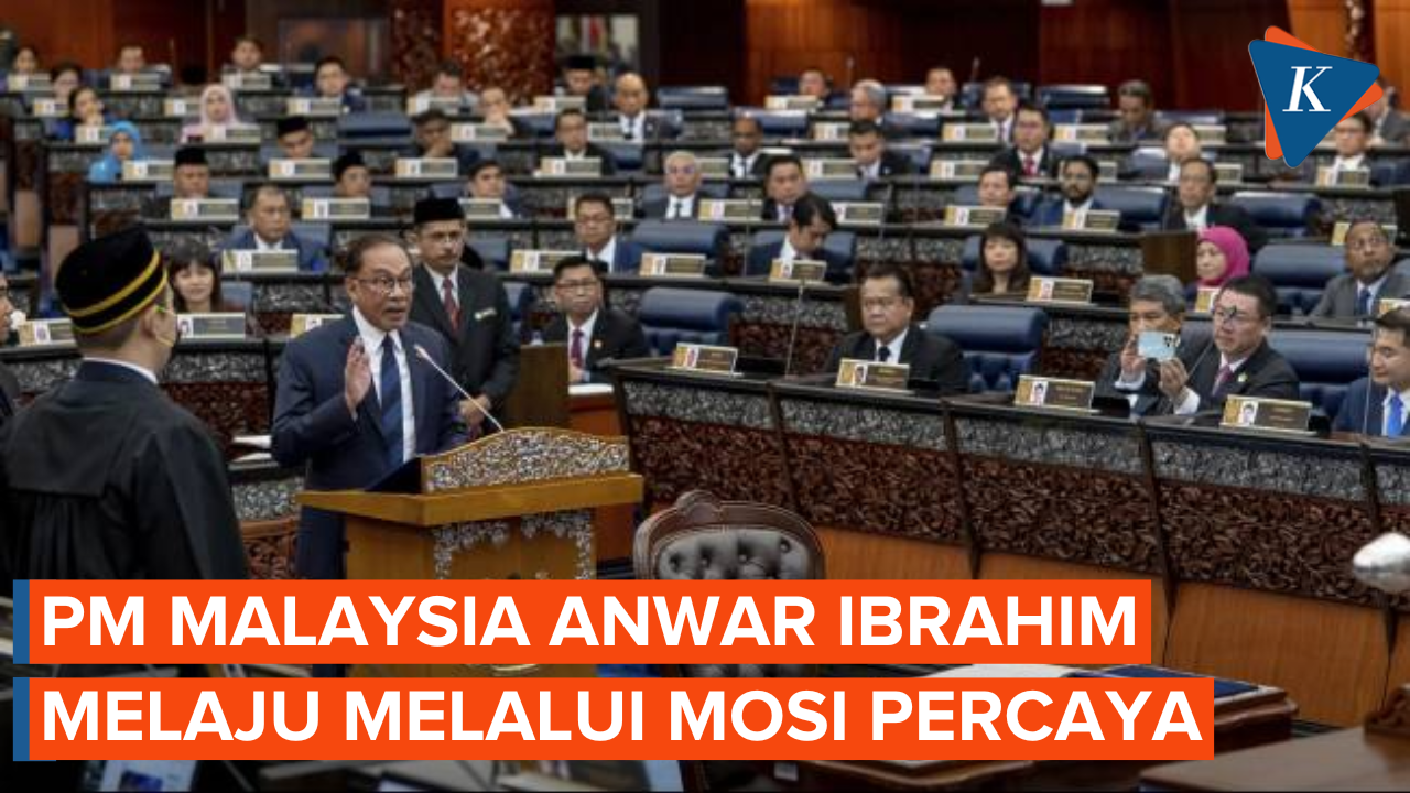 Anwar Ibrahim Kukuhkan Legitimasi sebagai PM Malaysia Usai Menangkan Mosi Percaya Parlemen Malaysia