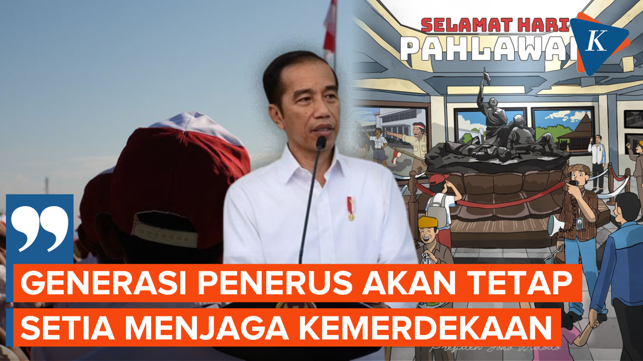 Peringati Hari Pahlawan 2022, Jokowi Beri Pesan Untuk Anak Muda