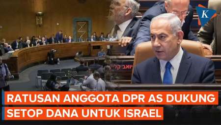 Ratusan Anggota DPR AS Balik Arah Lawan Israel, Dukung Setop Bantuan Dana