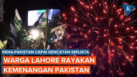 Sepakat Gencatan Senjata, Warga Lahore Rayakan Kemenangan Pakistan