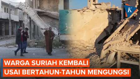 Saat Warga Suriah Pulang dan Mendapati Hancurnya Kampung Halaman 