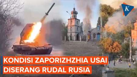 Penampakan Pemukiman Zaporizhzhia Terkini Usai Ditembaki Rusia