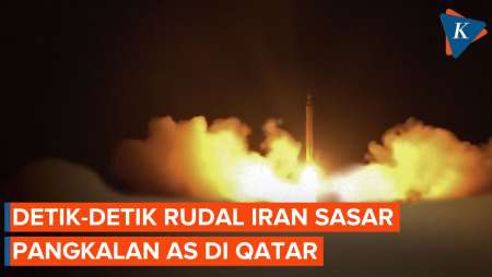 Iran Balas AS! Detik-detik Rudal Iran Sasar Pangkalan AS di Qatar