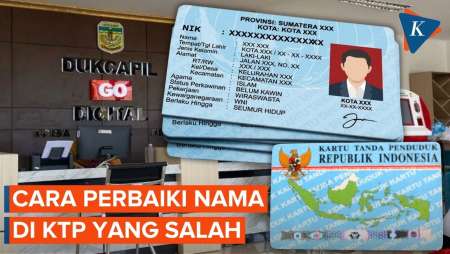 Cara Perbaiki Nama Di KTP Yang Salah Ketik, Tanpa Sidang Pengadilan